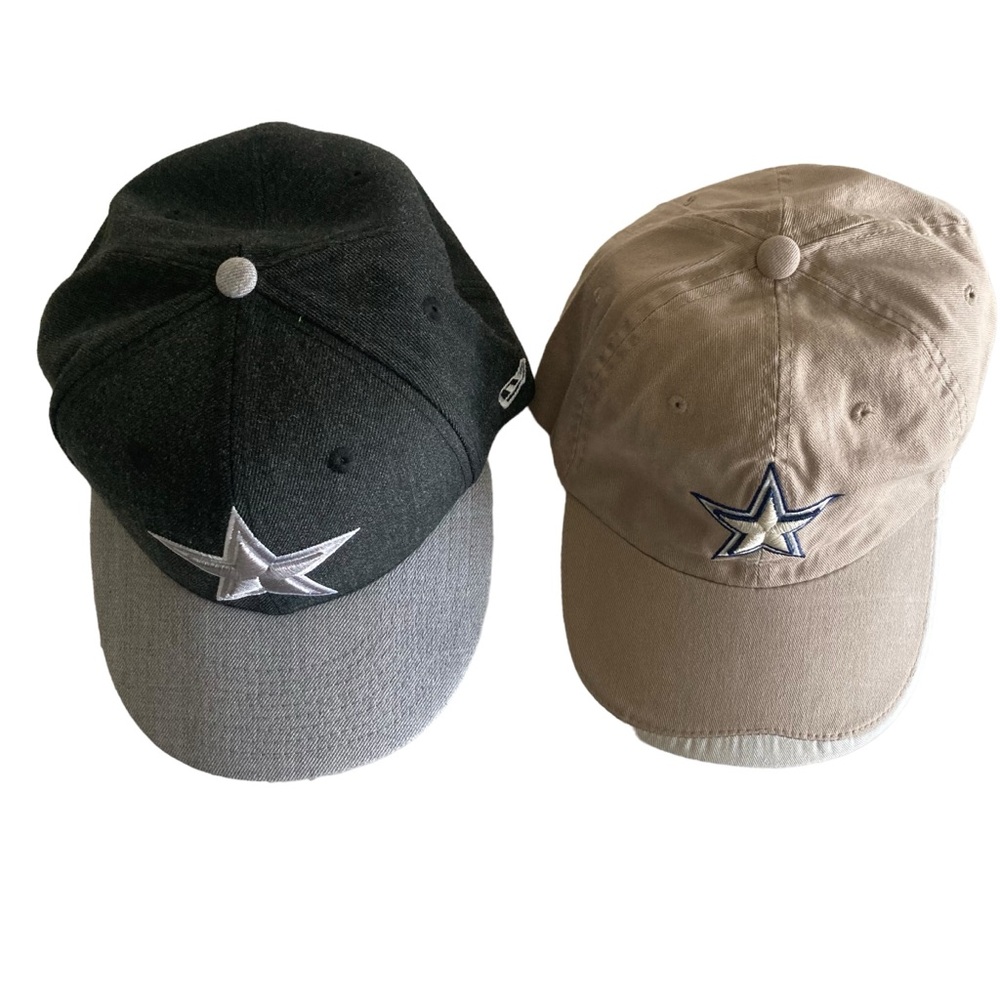 DALLAS COWBOYS NFL New Era and NFL Reebok Cap Hat Lot of 2